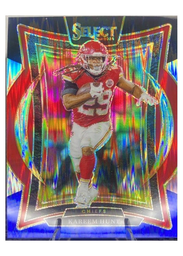 2024 Panini Select Base Set Kareem Hunt #75 card