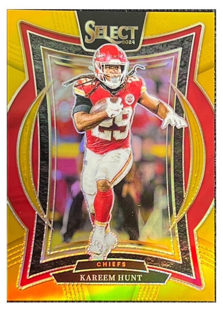 2024 Panini Select Base Set Kareem Hunt #75 card
