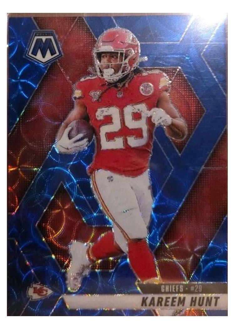 2025 Panini Mosaic Base Set Kareem Hunt #35 card