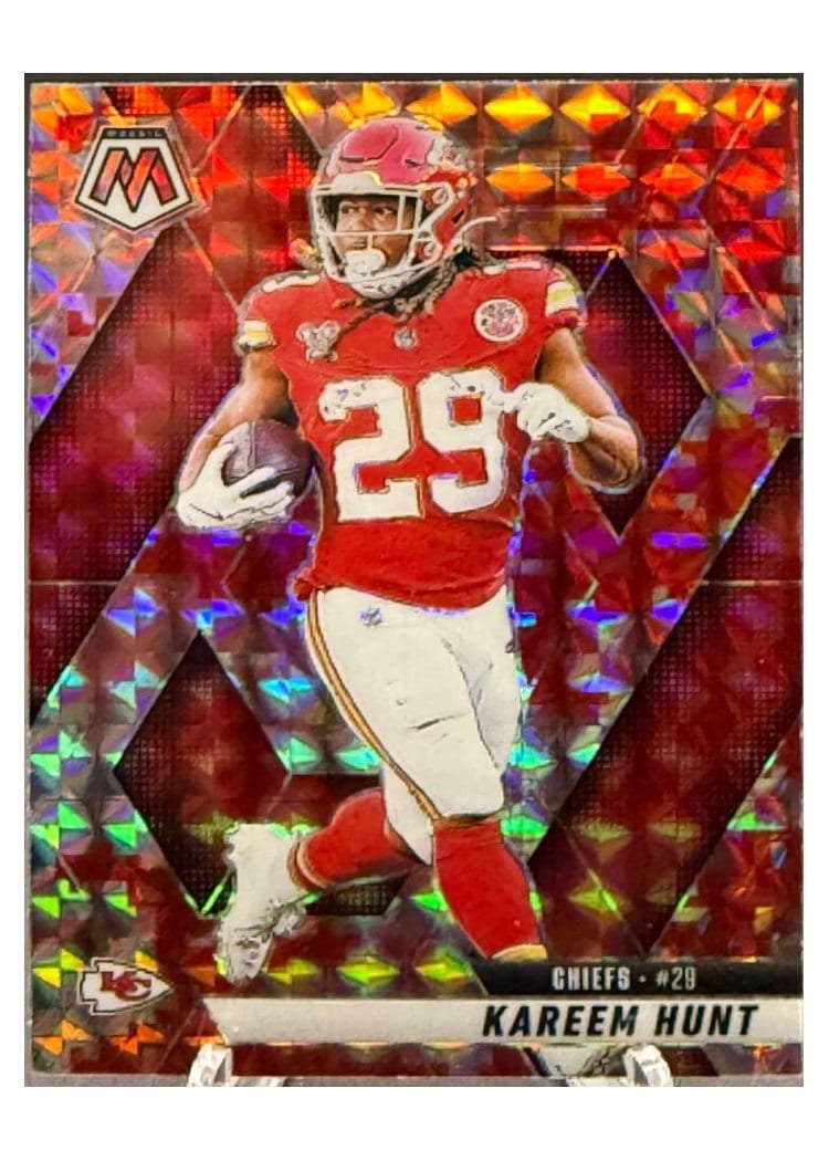 2025 Panini Mosaic Base Set Kareem Hunt #35 card