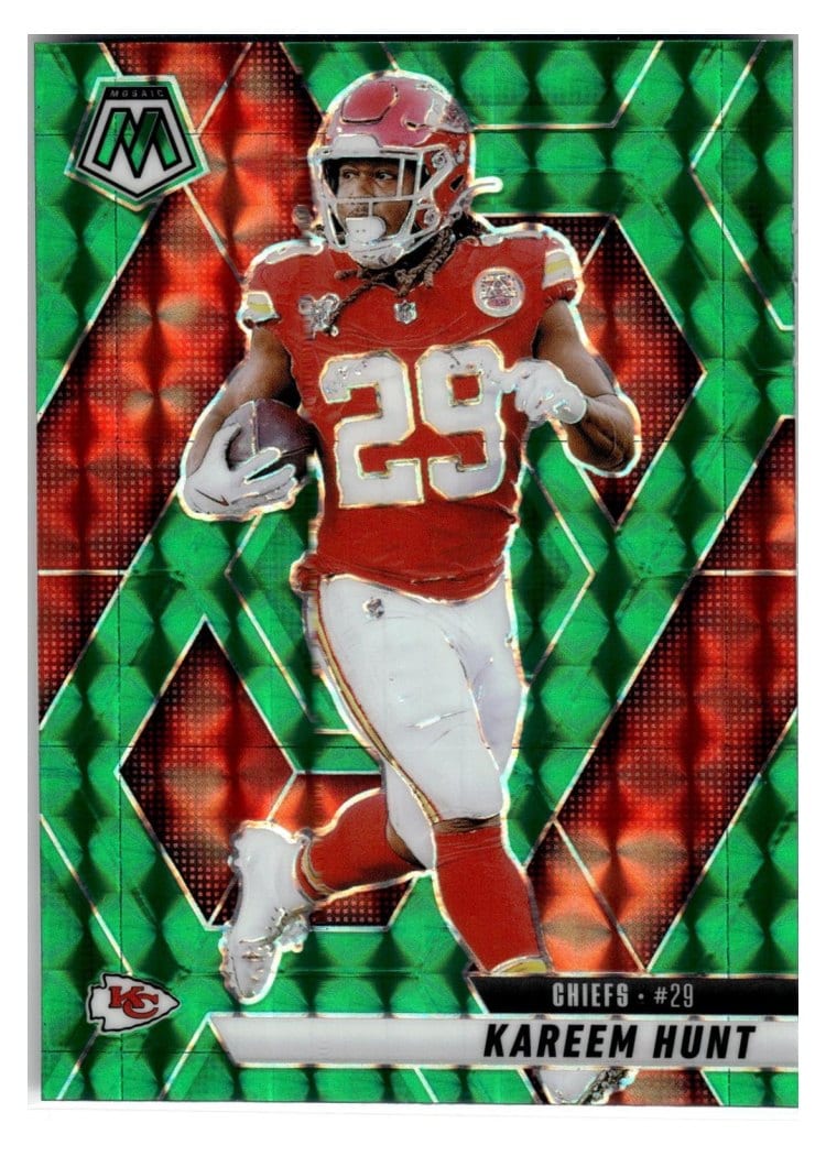 2025 Panini Mosaic Base Set Kareem Hunt #35 card
