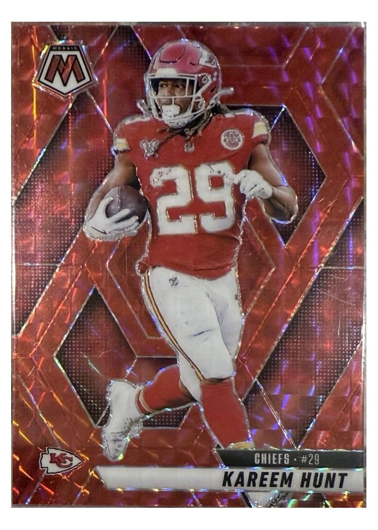 2025 Panini Mosaic Base Set Kareem Hunt #35 card