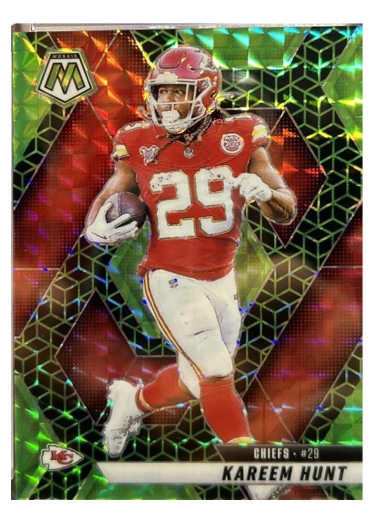 2025 Panini Mosaic Base Set Kareem Hunt #35 card