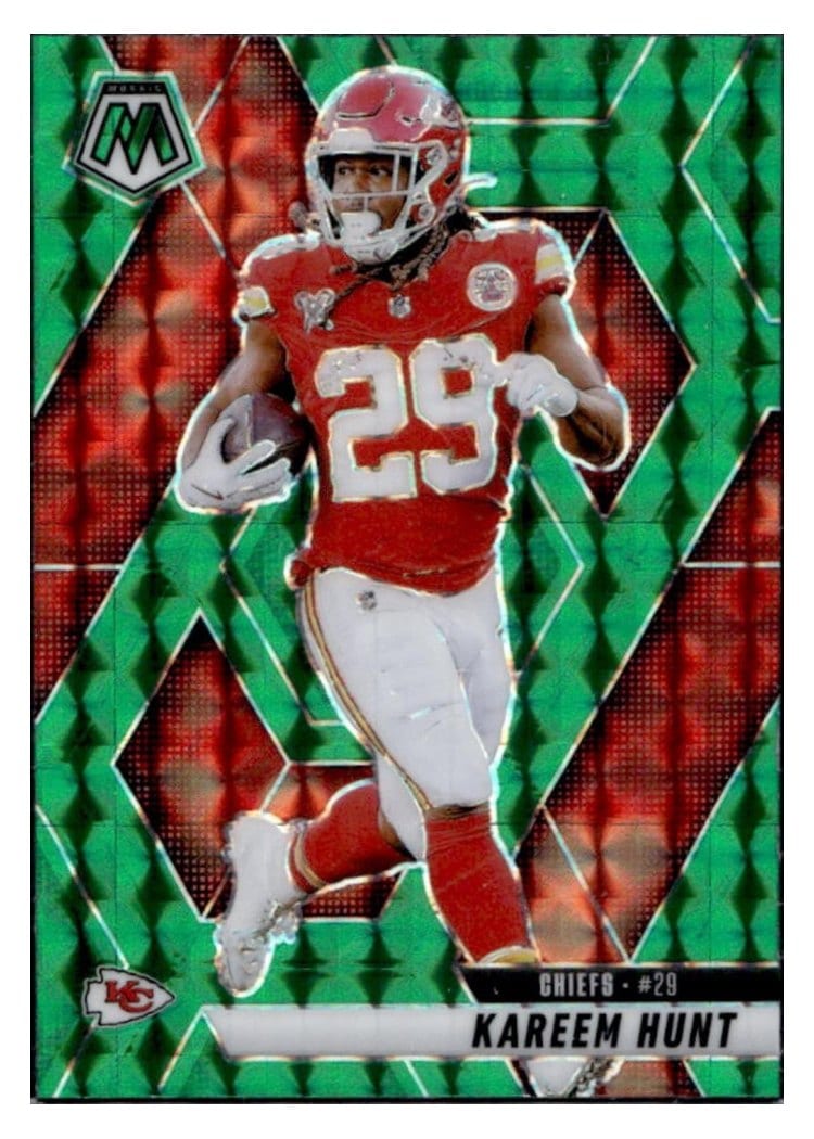 2025 Panini Mosaic Base Set Kareem Hunt #35 card