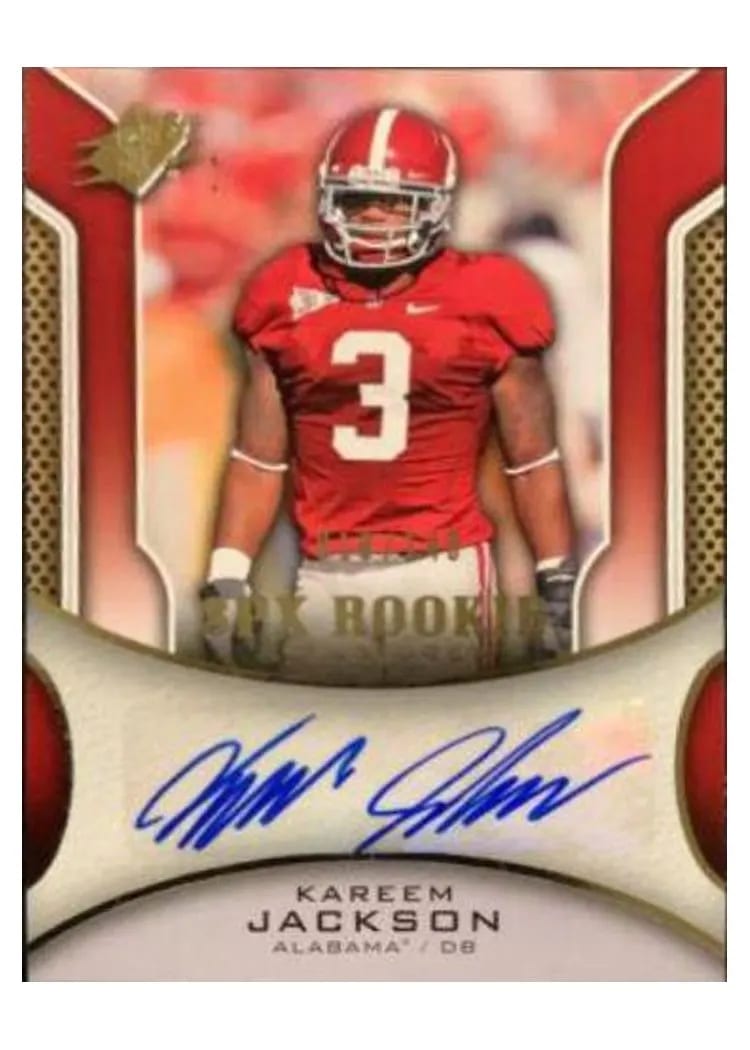 2010 Spx Kareem Jackson #145 card