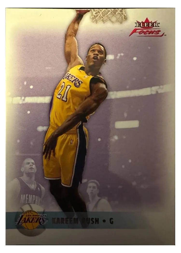 2003 Fleer Focus Kareem Rush #110 card