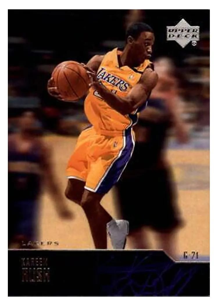 2003 Upper Deck Kareem Rush #121 card