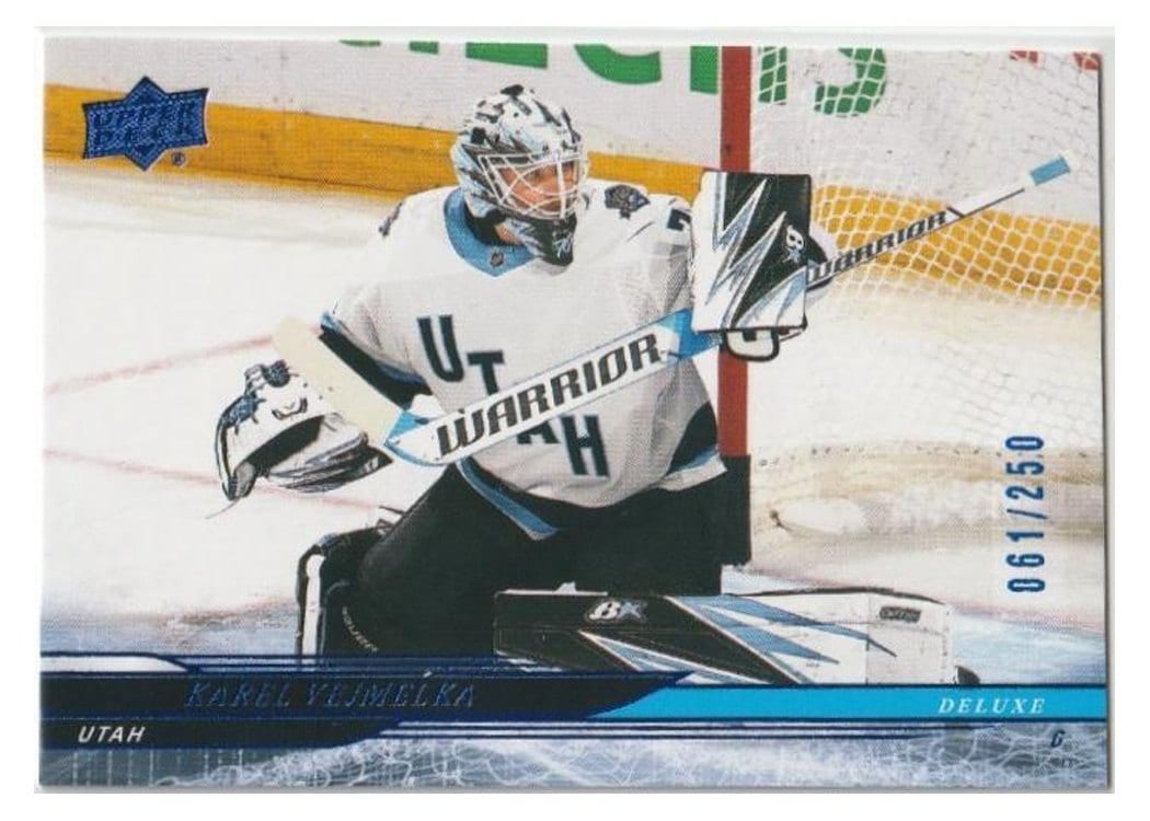 2024-25 Upper Deck Base Set Karel Vejmelka Deluxe #627 card