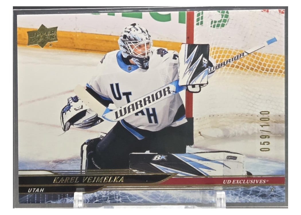 2024-25 Upper Deck Base Set Karel Vejmelka #627 card