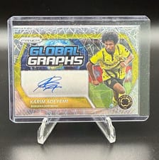 2025 Panini Prizm FIFA Club World Cup Global Graphs Karim Adeyemi #GG-KA card