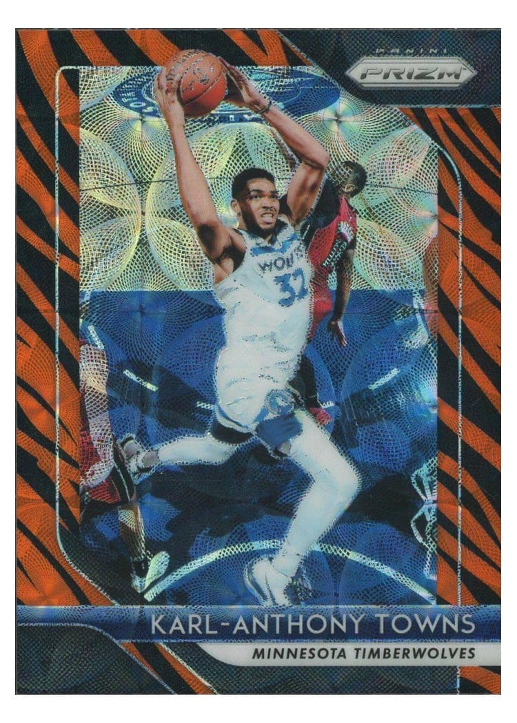2018-19 Panini Prizm Base Set Karl-Anthony Towns #107 card