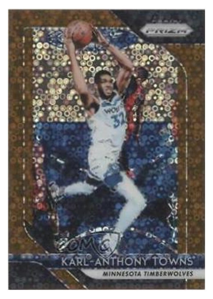 2018-19 Panini Prizm Base Set Karl-Anthony Towns #107 card