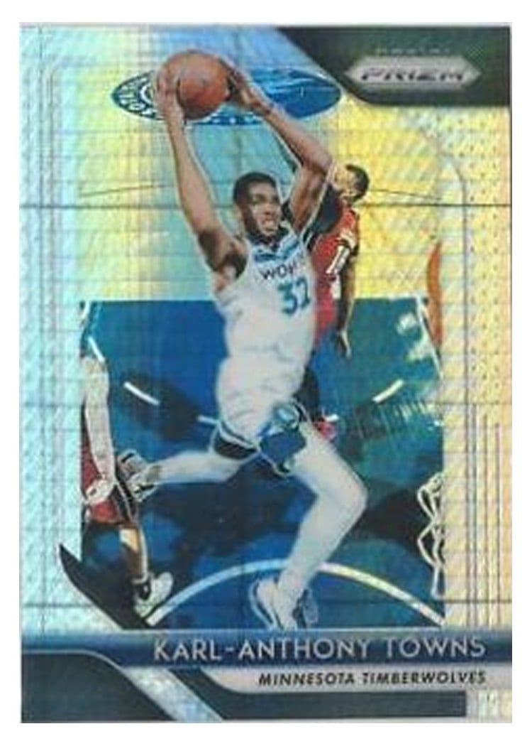 2018-19 Panini Prizm Base Set Karl-Anthony Towns #107 card