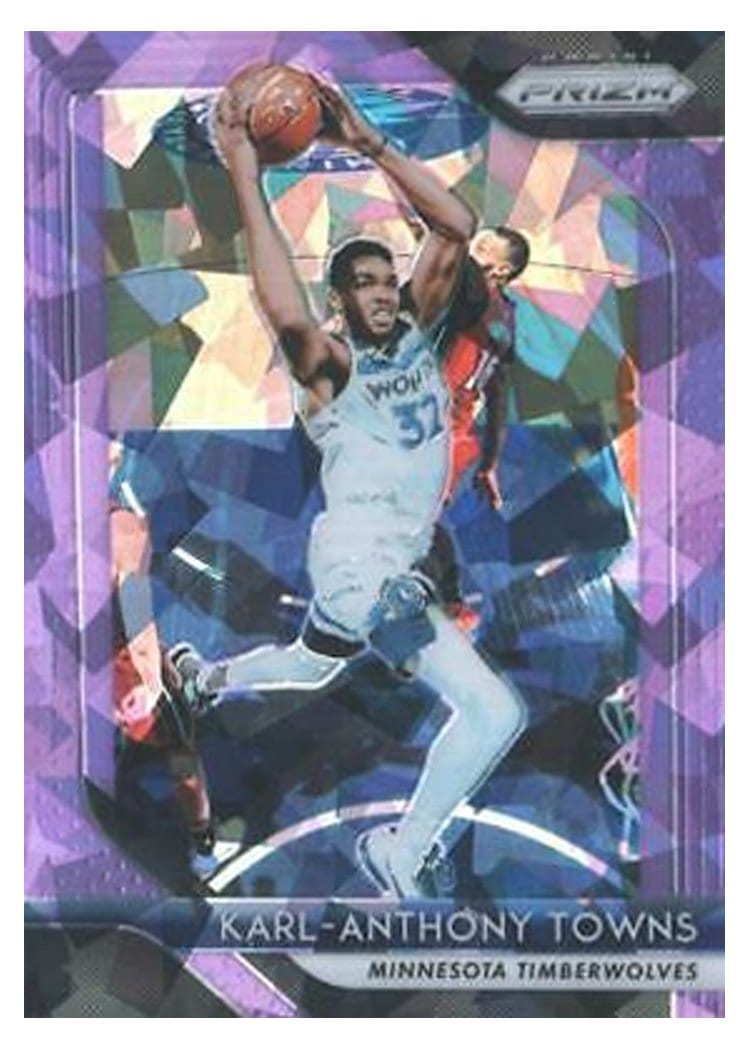 2018-19 Panini Prizm Base Set Karl-Anthony Towns #107 card