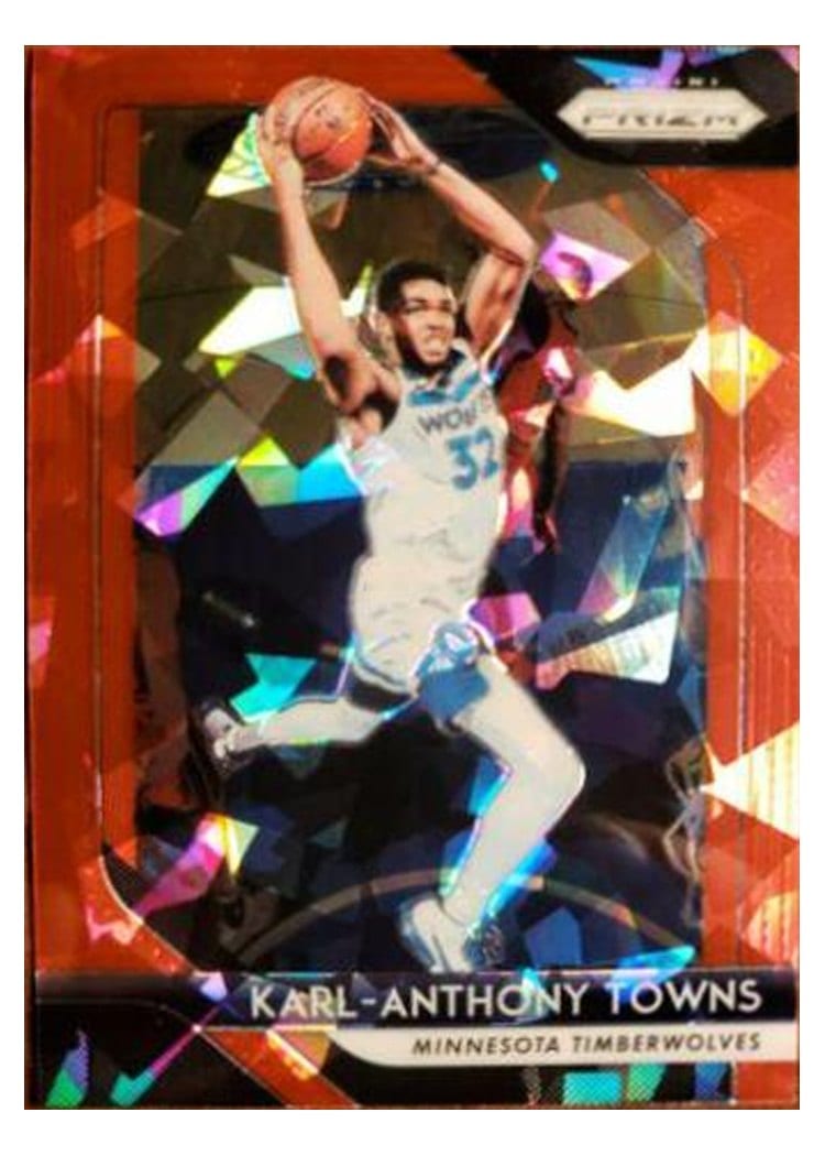 2018-19 Panini Prizm Base Set Karl-Anthony Towns #107 card