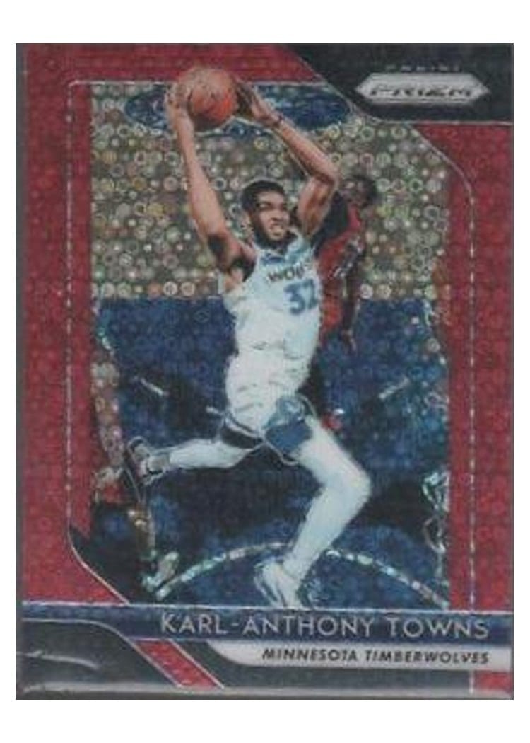 2018-19 Panini Prizm Base Set Karl-Anthony Towns #107 card