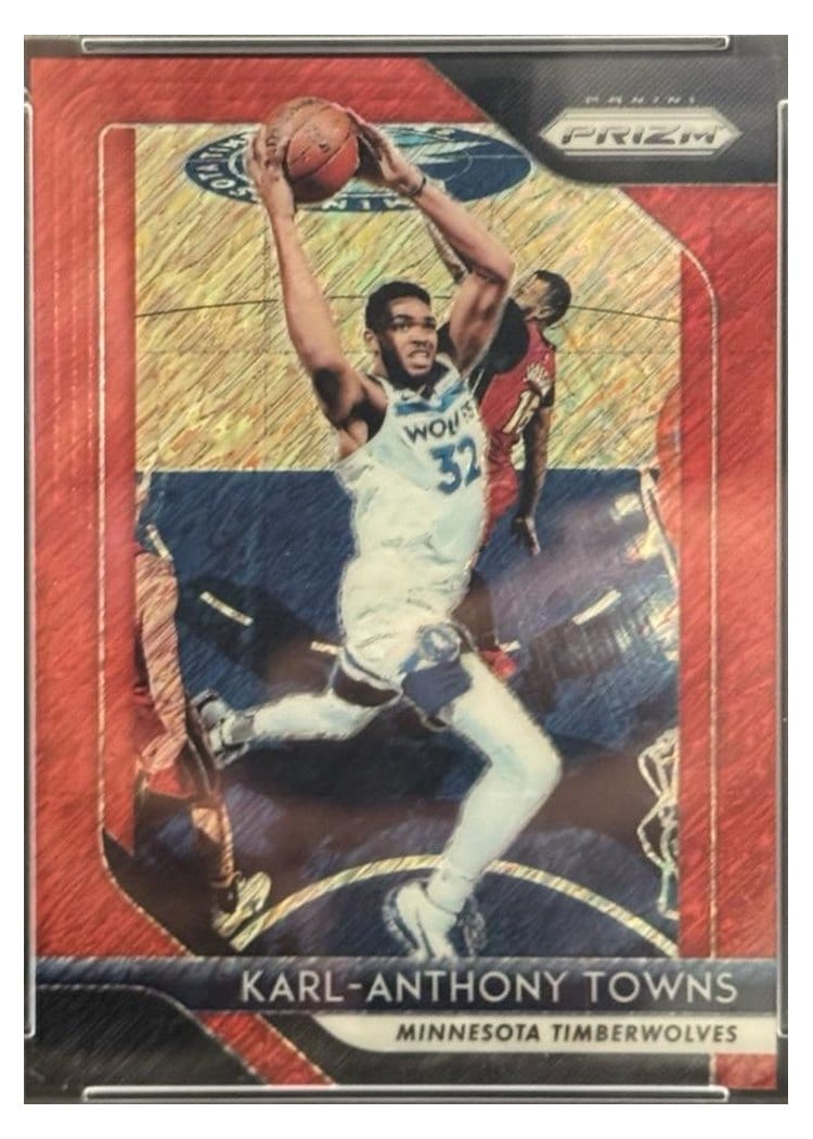 2018-19 Panini Prizm Base Set Karl-Anthony Towns #107 card