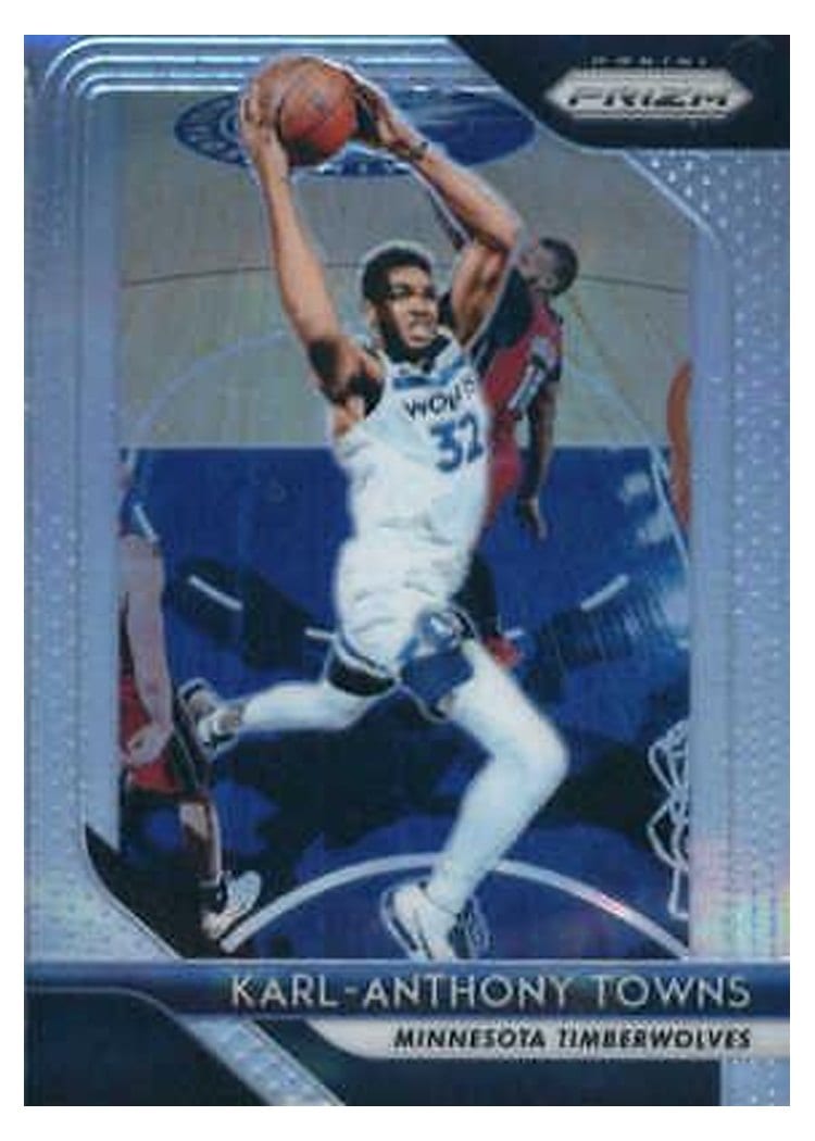 2018-19 Panini Prizm Base Set Karl-Anthony Towns #107 card