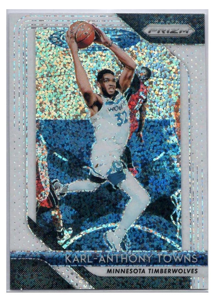 2018-19 Panini Prizm Base Set Karl-Anthony Towns #107 card