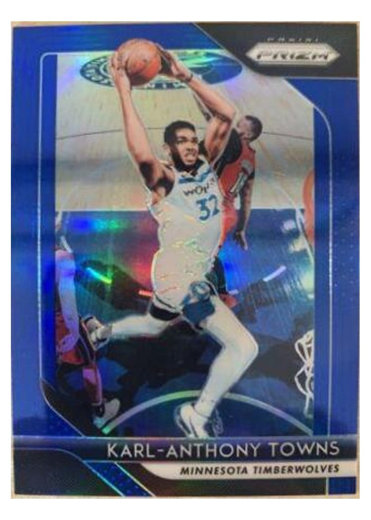 2018-19 Panini Prizm Base Set Karl-Anthony Towns #107 card