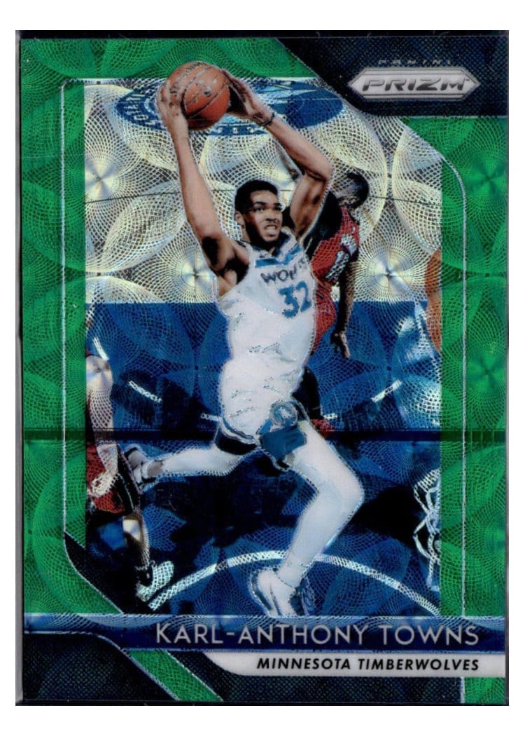 2018-19 Panini Prizm Base Set Karl-Anthony Towns #107 card