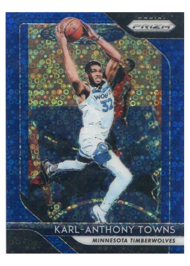 2018-19 Panini Prizm Base Set Karl-Anthony Towns #107 card
