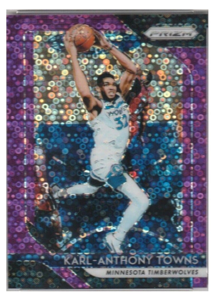 2018-19 Panini Prizm Base Set Karl-Anthony Towns #107 card
