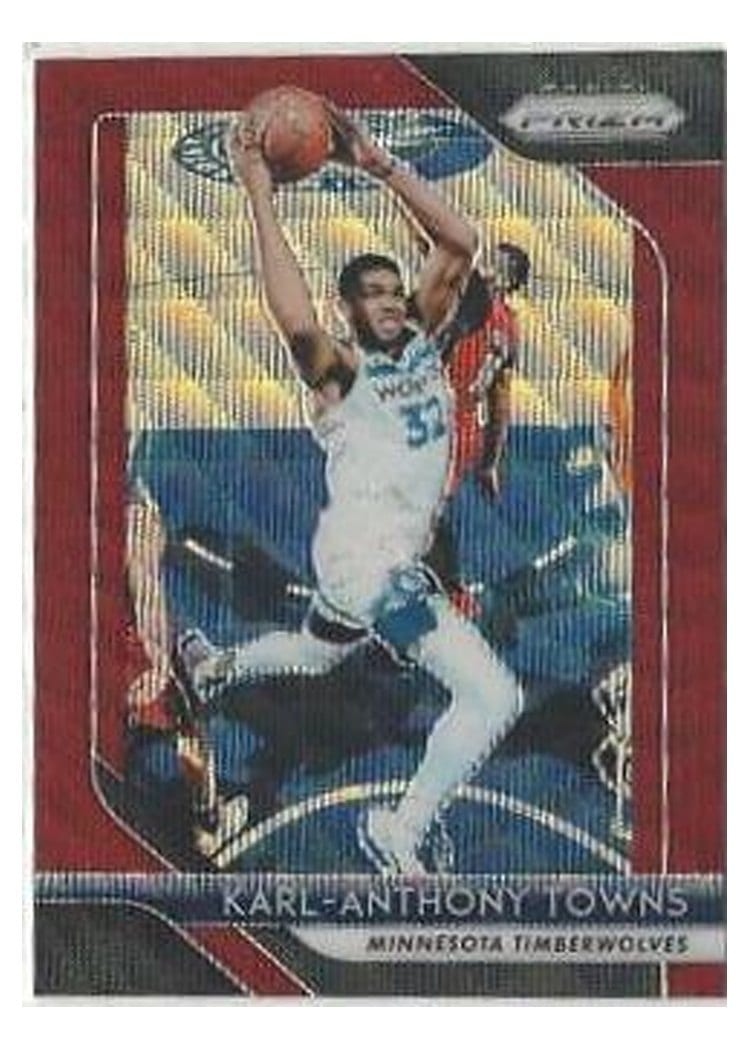2018-19 Panini Prizm Base Set Karl-Anthony Towns #107 card