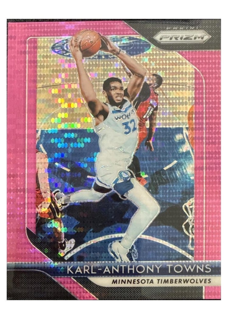 2018-19 Panini Prizm Base Set Karl-Anthony Towns #107 card