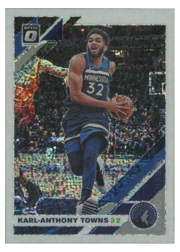 2019-20 Donruss Optic Base Set Karl-Anthony Towns #131 card