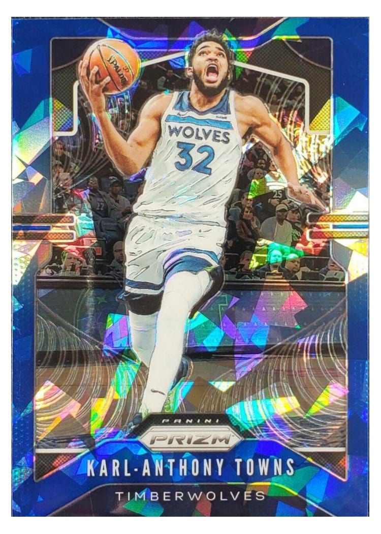 2019-20 Panini Prizm Base Set Karl-Anthony Towns #161 card