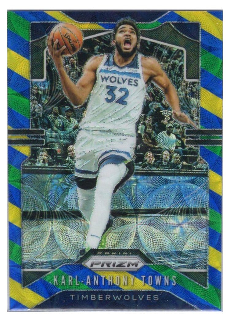2019-20 Panini Prizm Base Set Karl-Anthony Towns #161 card