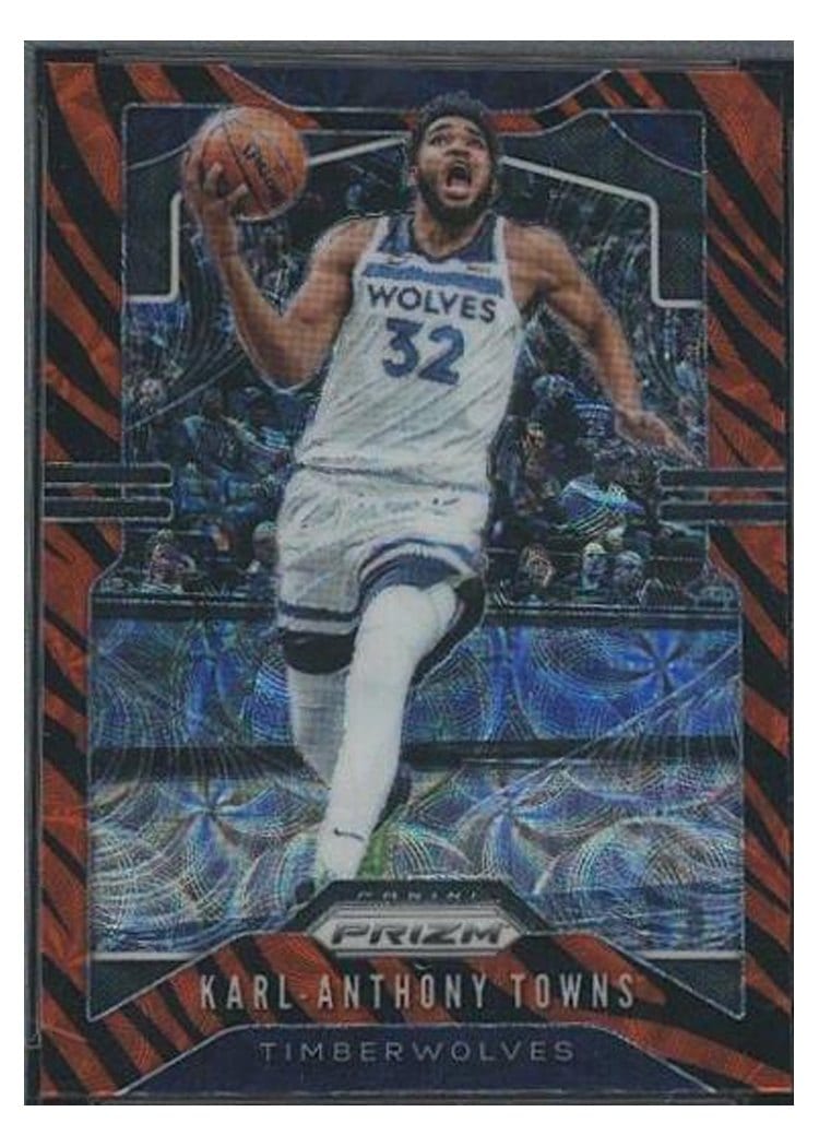 2019-20 Panini Prizm Base Set Karl-Anthony Towns #161 card