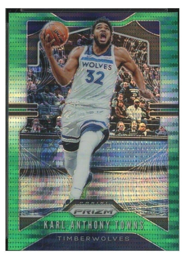 2019-20 Panini Prizm Base Set Karl-Anthony Towns #161 card