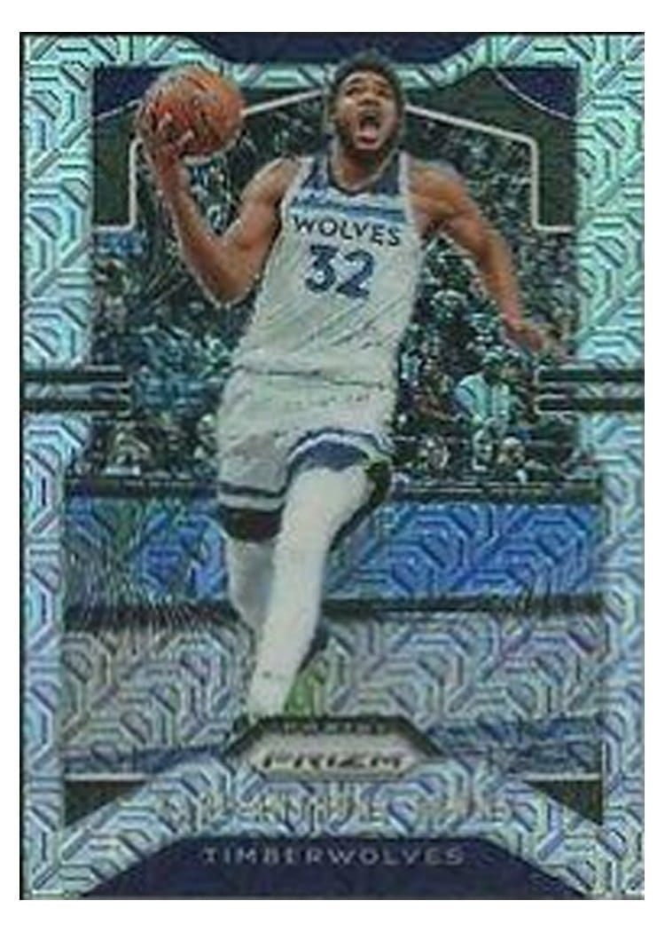 2019-20 Panini Prizm Base Set Karl-Anthony Towns #161 card