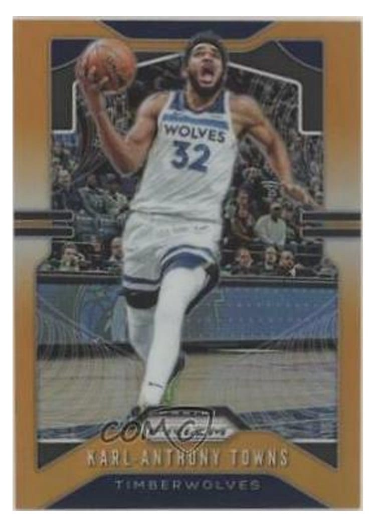 2019-20 Panini Prizm Base Set Karl-Anthony Towns #161 card