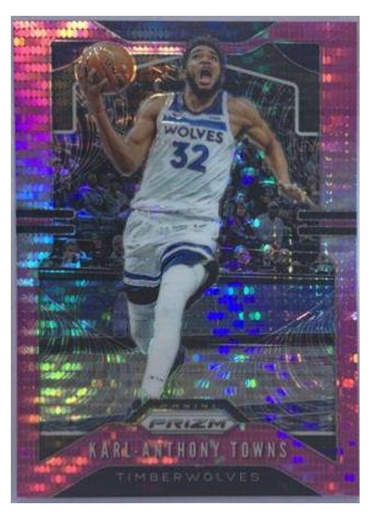 2019-20 Panini Prizm Base Set Karl-Anthony Towns #161 card