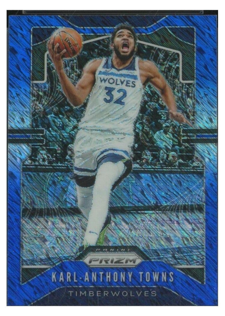 2019-20 Panini Prizm Base Set Karl-Anthony Towns #161 card