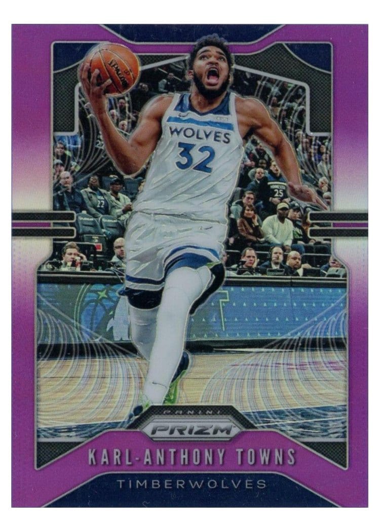 2019-20 Panini Prizm Base Set Karl-Anthony Towns #161 card