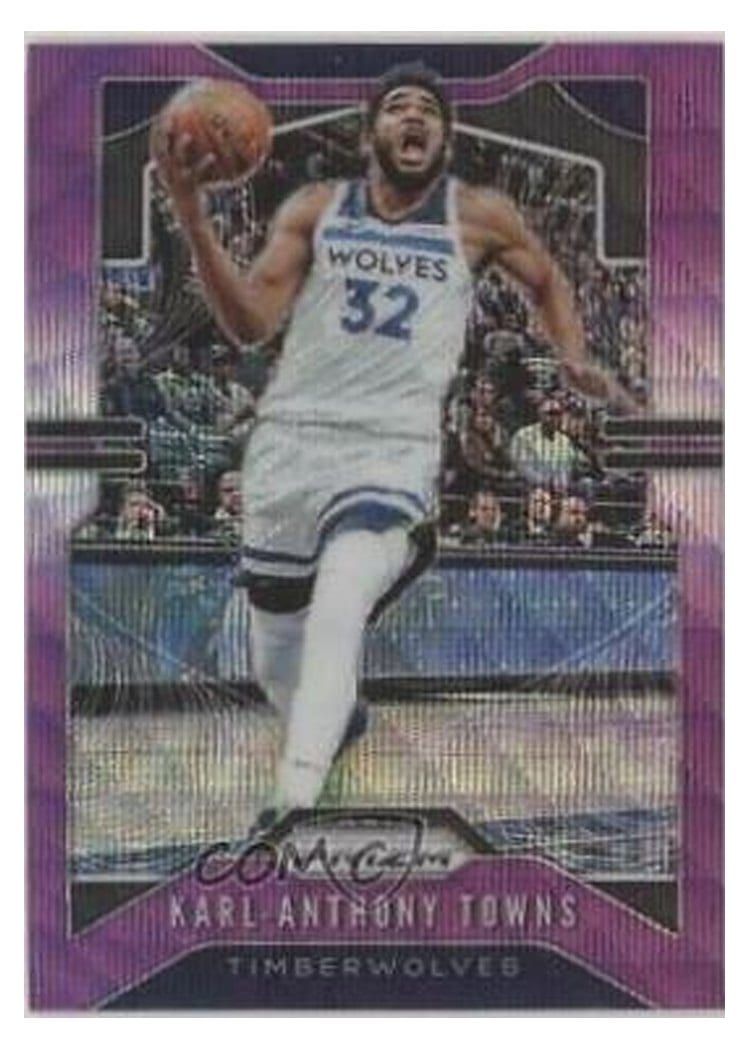 2019-20 Panini Prizm Base Set Karl-Anthony Towns #161 card
