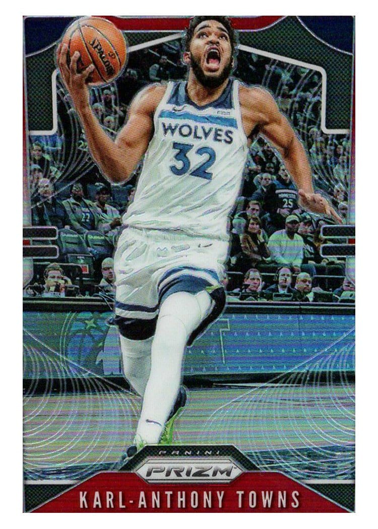 2019-20 Panini Prizm Base Set Karl-Anthony Towns #161 card
