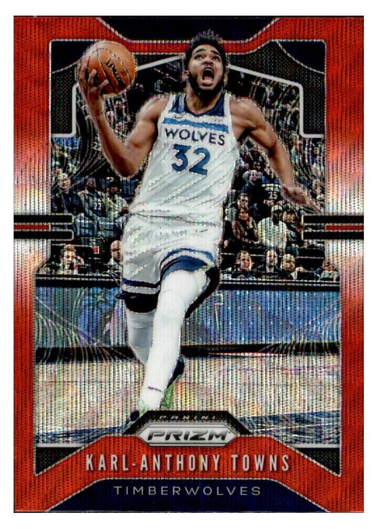 2019-20 Panini Prizm Base Set Karl-Anthony Towns #161 card