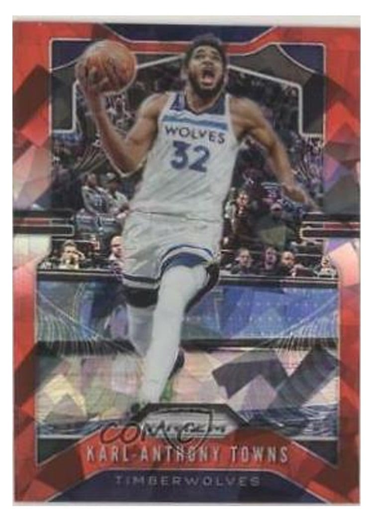 2019-20 Panini Prizm Base Set Karl-Anthony Towns #161 card