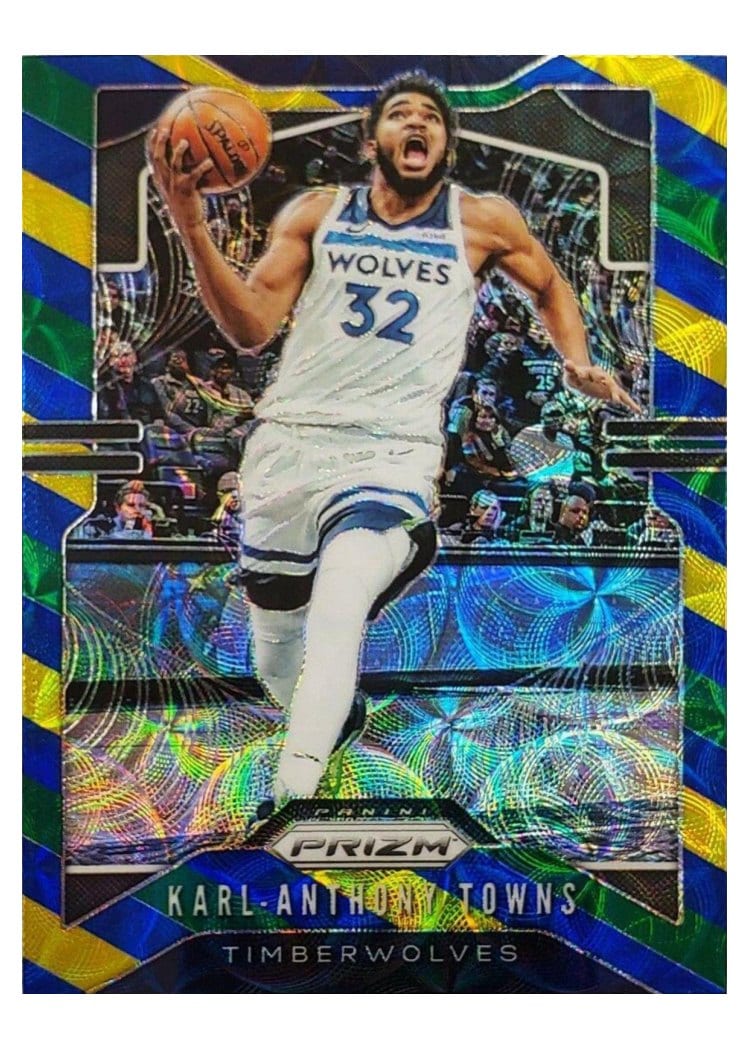 2019-20 Panini Prizm Base Set Karl-Anthony Towns #161 card