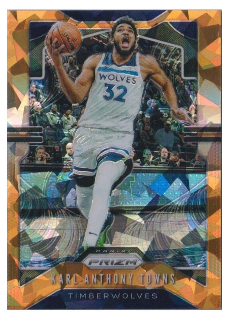 2019-20 Panini Prizm Base Set Karl-Anthony Towns #161 card