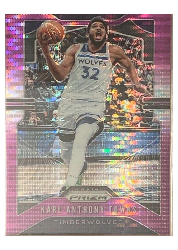 2019-20 Panini Prizm Base Set Karl-Anthony Towns #161 card
