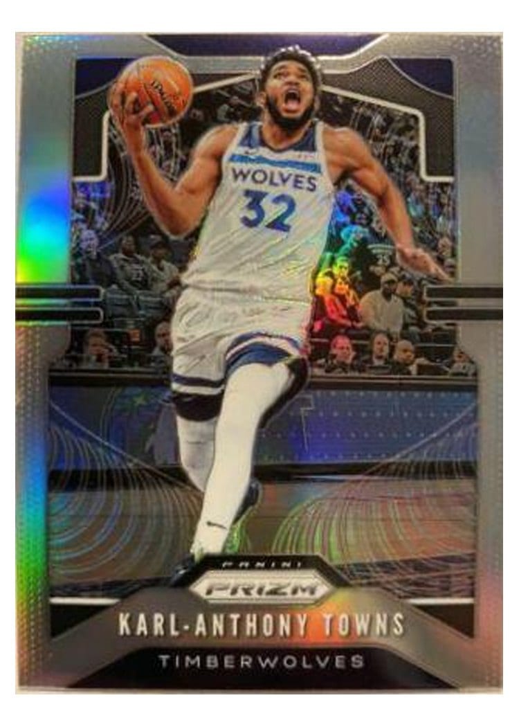 2019-20 Panini Prizm Base Set Karl-Anthony Towns #161 card