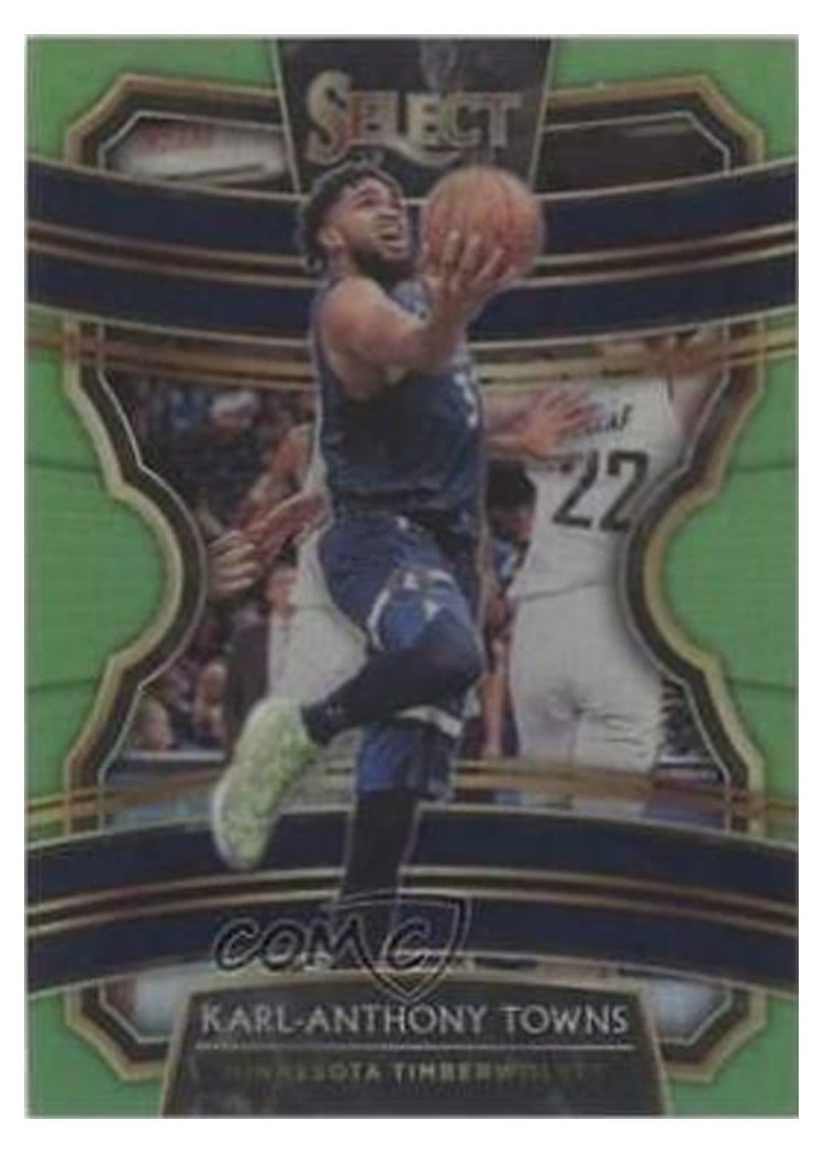 2019-20 Panini Select Base Set Karl-Anthony Towns #25 card