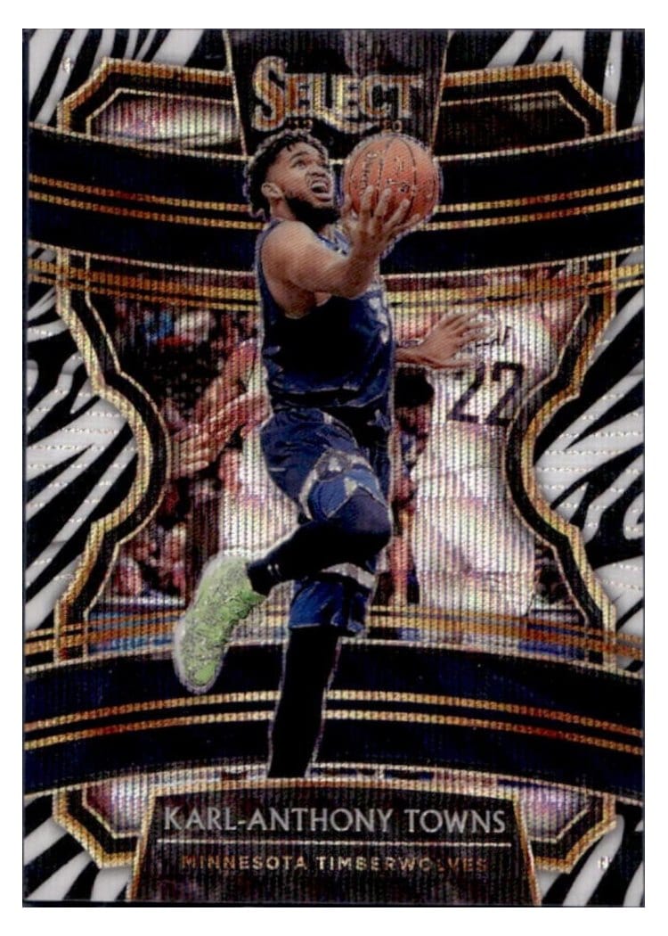 2019-20 Panini Select Base Set Karl-Anthony Towns #25 card