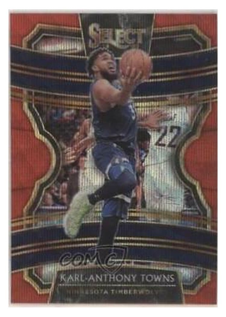 2019-20 Panini Select Base Set Karl-Anthony Towns #25 card